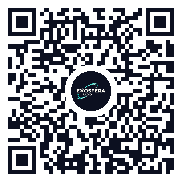 Código QR del canal de WhatsApp de Exosfera Radio